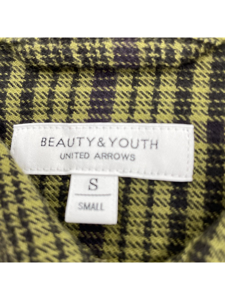 BEAUTY＆YOUTH UNITED ARROWS チェックLSシャツ S