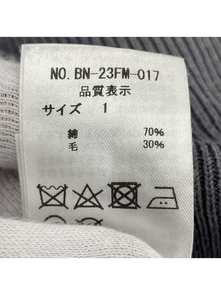BATONER ニット・セーター SUPER HIGH TWIST CREW NECK 1 BN-23FM-017