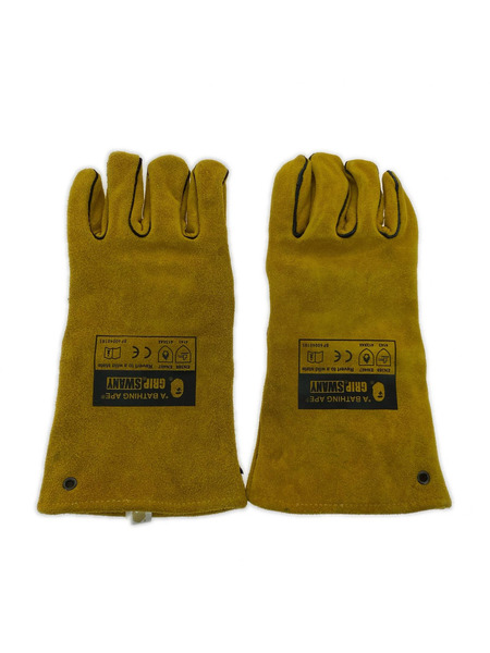 A BATHING APE ソノ他 GRIPSWANY 焚火グローブ YEL