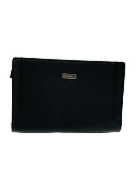 BURBERRY ソノ他バッグ レザー クラッチバッグ 黒