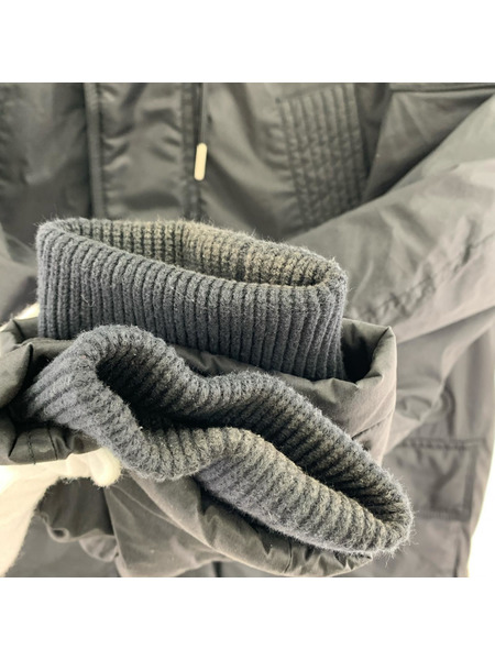 DIESEL ダウンジャケット ダウン モッズコート ブラック (L)