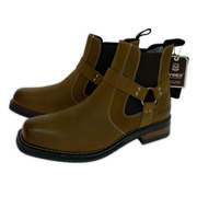 AVIREX ブーツ DESTROYER サイドゴア 茶 (26.5cm)