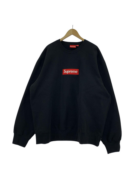 Supreme スウェット・トレーナー Box Logo Crewneck BLK (2XL)