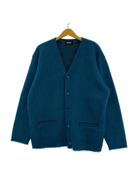カーディガン MASSES MOHAIR CARDIGAN L BLUE[値下]