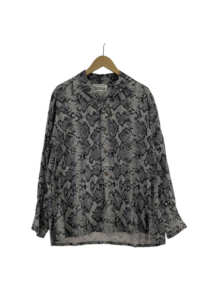 WACKO MARIA PYTHON HAWAIIAN SHIRT L/S(S)