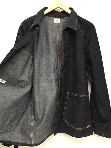 . デニムジャケット UCHIDA HOUSEI 内田縫製 カバーオール (L)