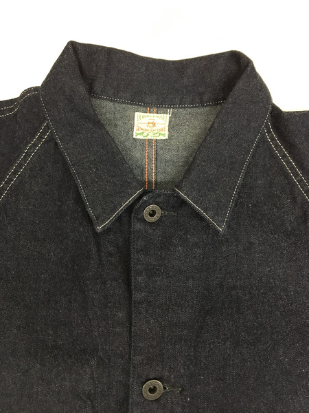 . デニムジャケット UCHIDA HOUSEI 内田縫製 カバーオール (L)