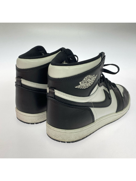 NIKE スニーカー AIR JORDAN 1 RETRO HI 85 BLACK 30.5cm