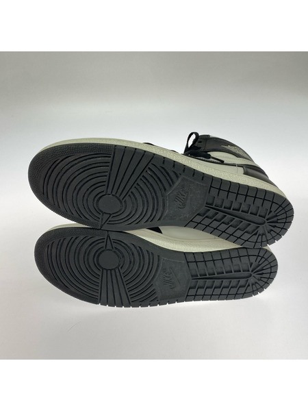 NIKE スニーカー AIR JORDAN 1 RETRO HI 85 BLACK 30.5cm