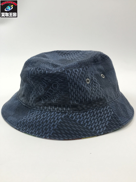 LOUISVIYYON ルイヴィトン LV M76583 ボネ ダミエ 3D ネイビー マルチカラー ハット