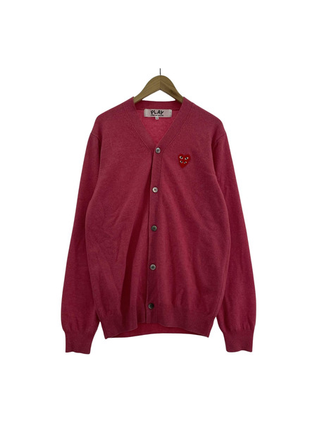 PLAY COMME des GARCONS カーディガン AZ-N076 ピンク (XL