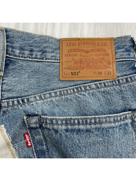 Levi's デニム・ジーンズ 501-3661 リメイク 加工 インディゴ (30)