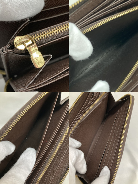 LV/ダミエ柄/ジッピーウォレット