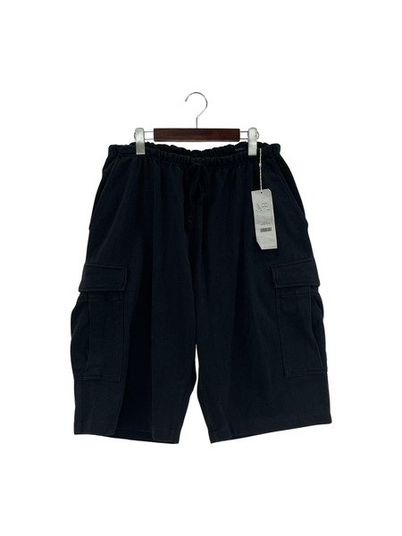 COMOLI 24SS コットンジャージカーゴショーツ 3 ブラック Z01-05009