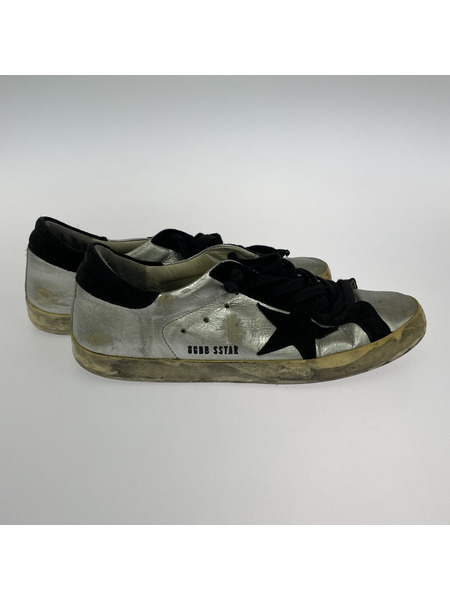 GOLDEN GOOSE スニーカー SUPER STAR サイズ41 黒/銀