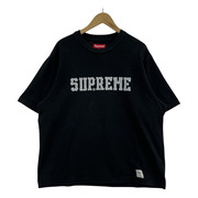 Supreme 半袖Tシャツ・カットソー Twill Applique S/S Top L 黒
