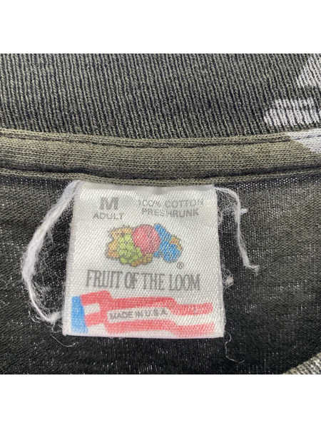 OLD・VINTAGE FRUIT OF THE LOOM/USA製/全面プリント/自由ノ女神[値下]