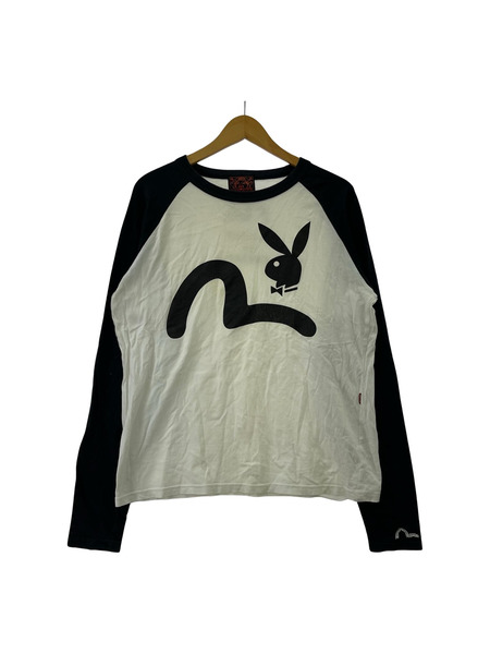 EVISU 長袖Tシャツ・カットソー ラグラン PLAYBOY