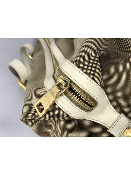 トートバッグ PRADA カナパ ジャガード ボストン BL0600