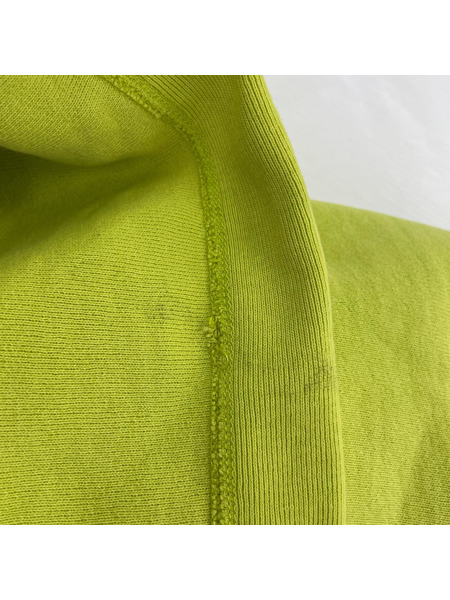 Champion スウェット・トレーナー 刺繍タグ 90s 黄緑 ※汚レ有[値下]