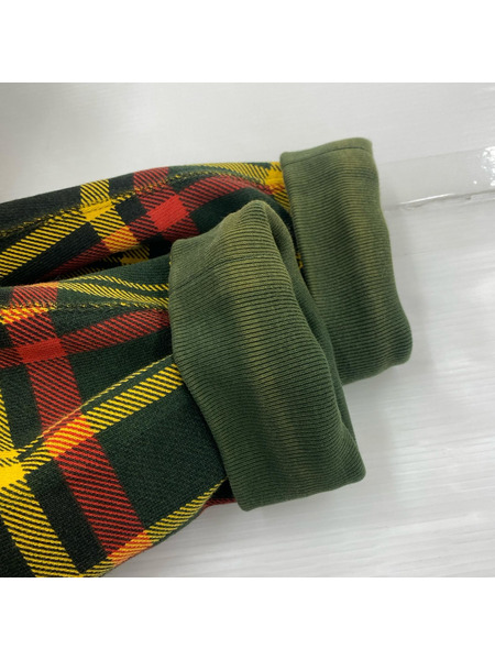 A BATHING APE パーカー(ジップアップ) チェック パンダ フルジップパーカー (S)