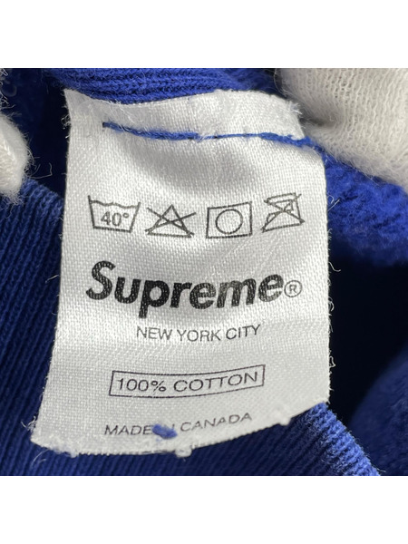 Supreme 08AW bad brains プリントパーカー M 青