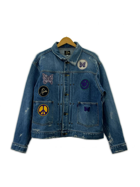 Needles デニムジャケット Assorted Patches Jean Jacket S KP137