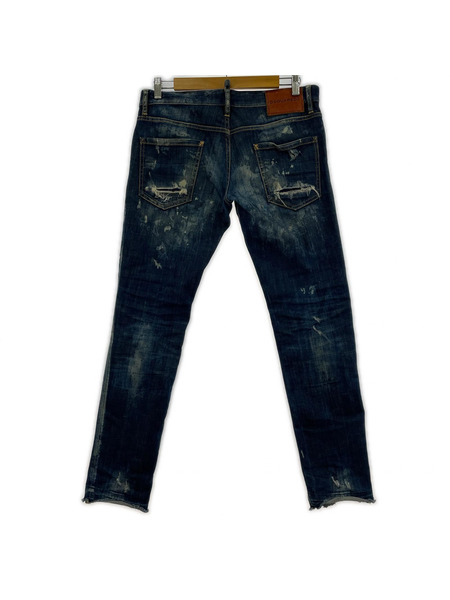 DSQUARED2 デニム・ジーンズ ダメージスキニーデニム/48/S74LB0104 S30342