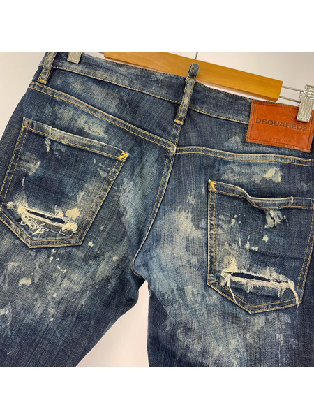 DSQUARED2 デニム・ジーンズ ダメージスキニーデニム/48/S74LB0104 S30342