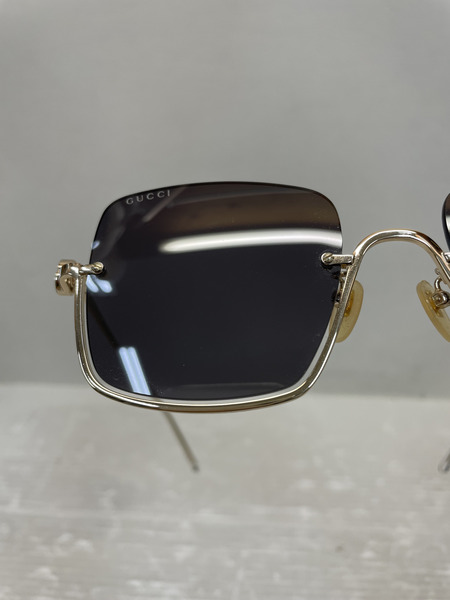 GUCCI スクエアレンズ ツーポイントサングラス GG1279S