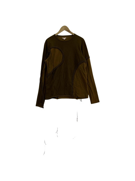 MASU 長袖Tシャツ・カットソー WAVING BRAID LONG SLEEVE T-SHIRTS[値下]