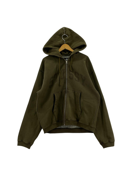 STUSSY パーカー(ジップアップ) FADED GRAPHIC ZIP HOODIE
