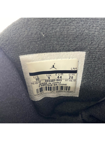 NIKE スニーカー AIR JORDAN 8 RETRO 黒 (28㎝) 305381-003