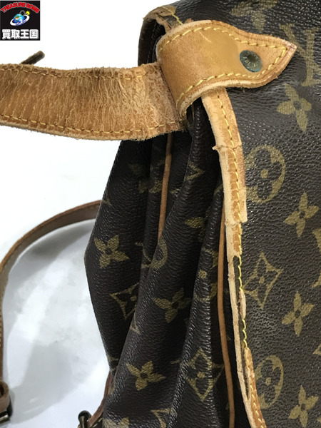 LV/ソミュール35 旧型/モノグラム ストラップ劣化　M42254