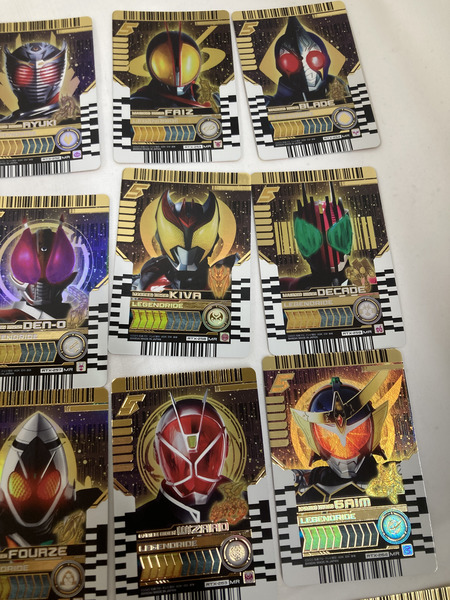 仮面ライダー ライドケミートレカ マーベラスレア レジェンド コンプ[値下]