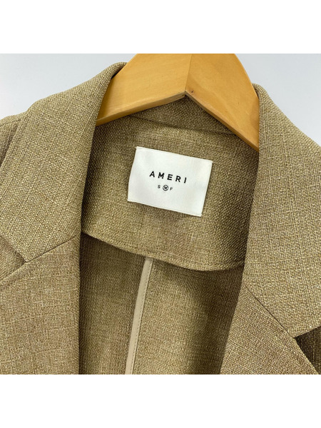 AMERI セットアップ CROCHET LIKE JACKET SET COAT