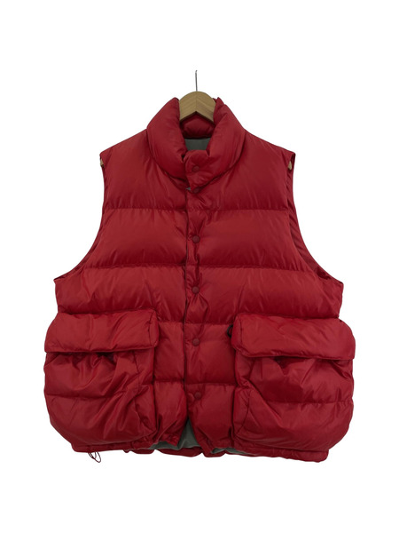 DAIWA PIER39 TECH BACK PACKER DOWN VEST M レッド｜商品番号 