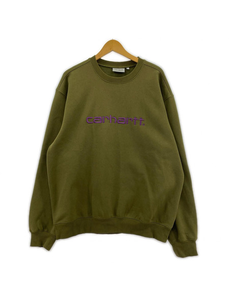 Carhartt スウェット・トレーナー CARHARTT SWEAT L KHK
