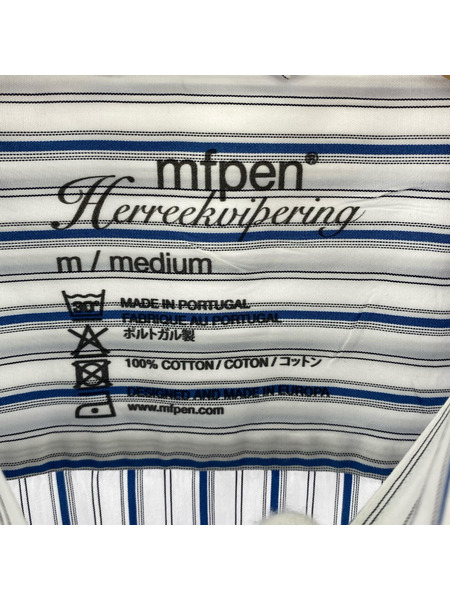 長袖シャツ mfpen ストライプシャツ M[値下]