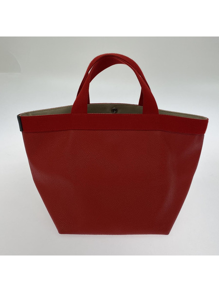 Herve Chapelier トートバッグ コーテッドキャンバス トートバッグ 赤