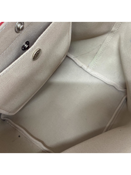 Herve Chapelier トートバッグ コーテッドキャンバス トートバッグ 赤