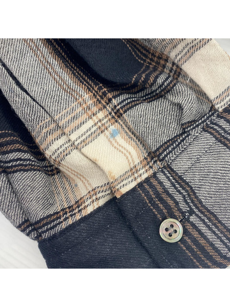 graphpaper CHECK REGULAR COLLAR BIG SLEEVE SHIRT