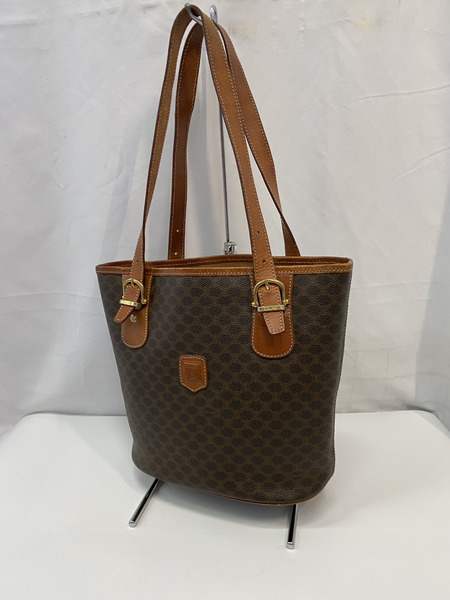 セリーヌ　CELINE マカダム/ブラウン/トートバック