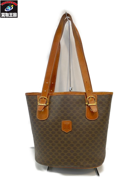 セリーヌ　CELINE マカダム/ブラウン/トートバック