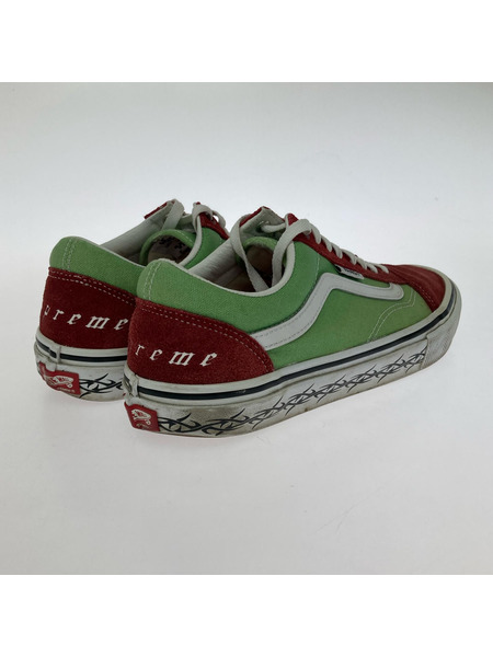 Supreme スニーカー ×VANS Old Skool Green (27.5cm)