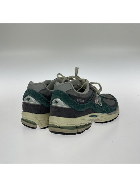 NEW BALANCE スニーカー M2002REM 緑 23.5cm