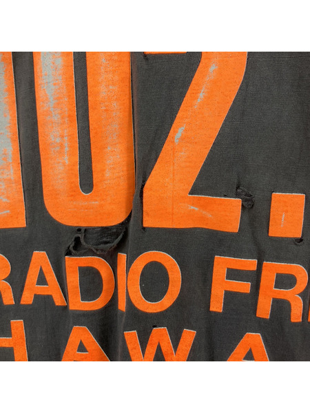 OLD・VINTAGE 半袖Tシャツ・カットソー RADIO FREE HAWAII 黒 XL