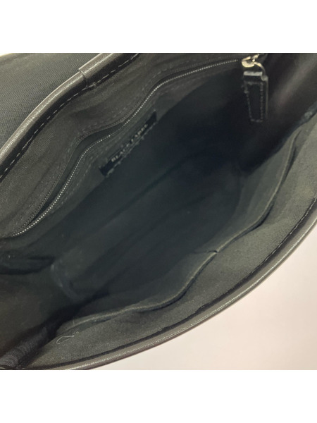 BLACK LABEL CRESTBRIDGE ショルダーバッグ チェック切替 黒