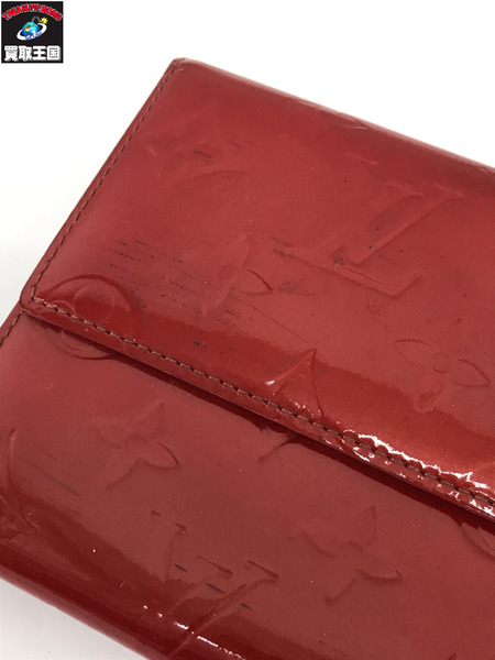 LV 長財布 ヴェルニ　赤　ポルトトレゾール インターナショナル
