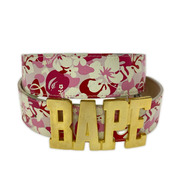 A BATHING APE ソノ他 BAPEバックル レザーベルト